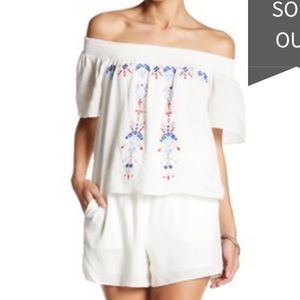 Parker Kaling Off the Shoulder Romper